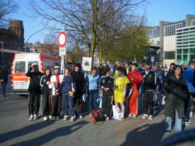 vor dem Start